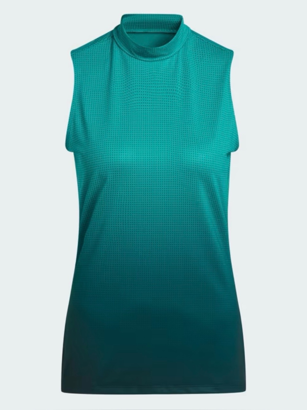 🆕 Adidas Ultimate365 Gradient Sleeveless Mock Golf Top Aurora Ivy Women’s Size M